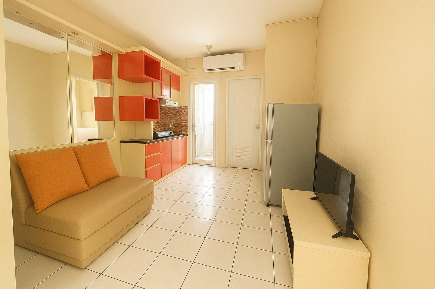 JUAL APARTEMEN GREEN PRAMUKA CITY 2BR DEKAT CEMPAKA PUTIH