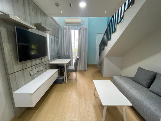 JUAL APARTEMEN AKASA PURE LIVING SERPONG STUDIO LOFT MEZZANINE DEKAT GREEN OFFICE PARK BSD